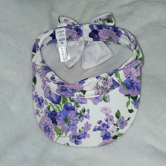 Janie & Jack Floral Visor Size 12-24 months - Picture 10 of 10